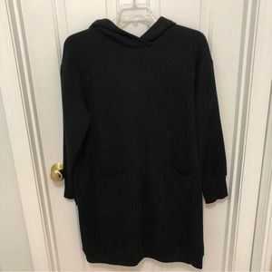 NWT Who What Wear tunic length hoody sweatshirt.